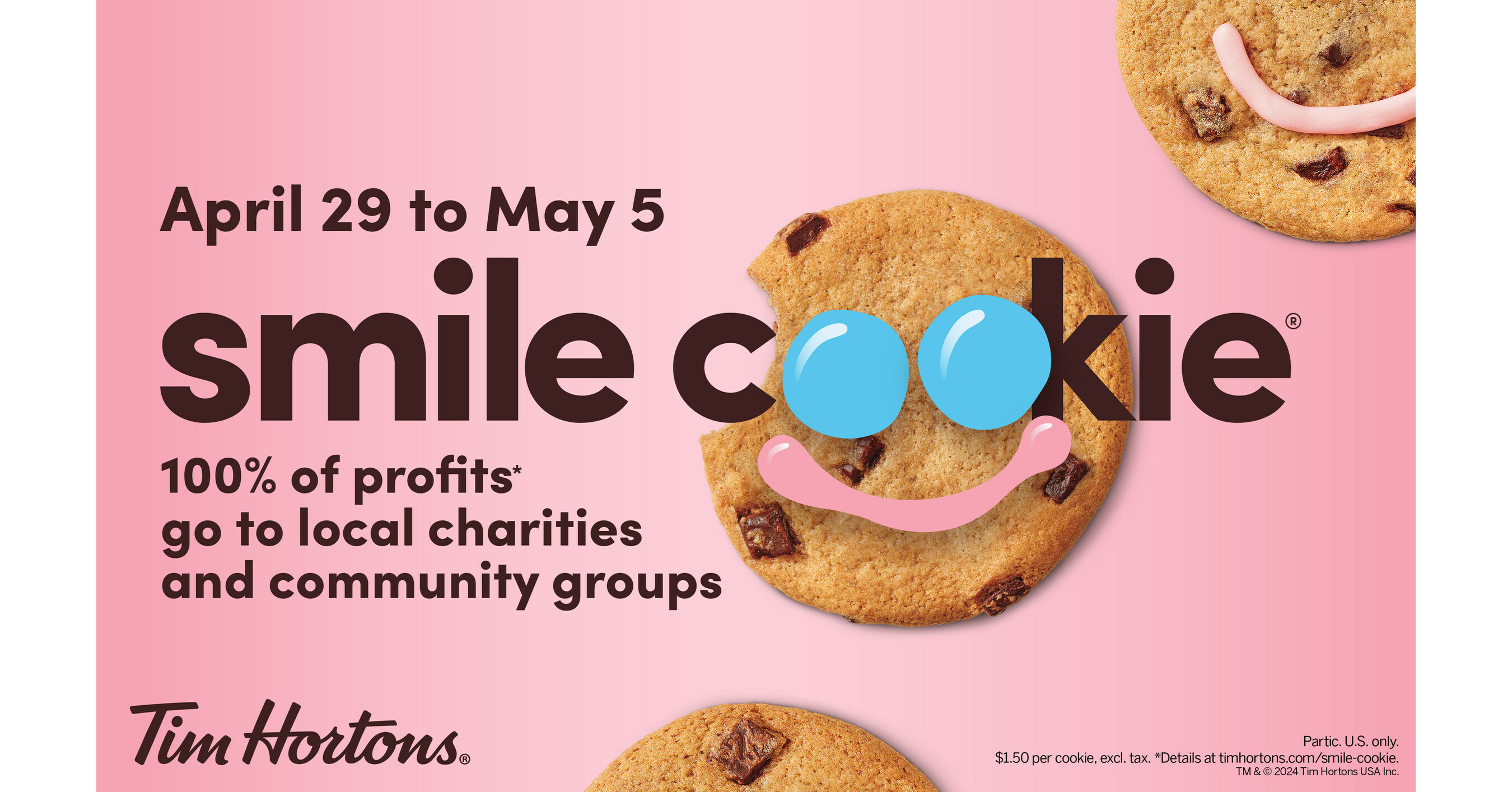 Tim Hortons' Weeklong Smile Cookie Campaign Is Back Next Week, with