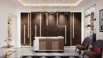 Woodbury Common Premium Outlets VIP Suite Lobby Rendering