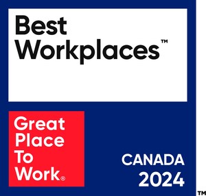 CWB ranked 28 on the 2024 list of 50 best workplaces in Canada