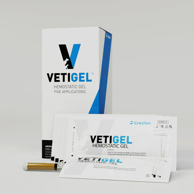 VETIGEL Hemostatic Gel for Veterinary Surgeons