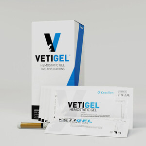 VETIGEL Now Available Through All Major U.S. Distributors of Veterinary Products and Services