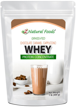 Z Natural Foods Introduces Delicious Chocolate Caramel Cappuccino Whey Protein Concentrate