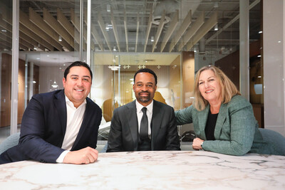 Corporate Environments Expanded Ownership Team (from left to right): Derick Heitkamp, Marcus Tate, and Karen Hughes