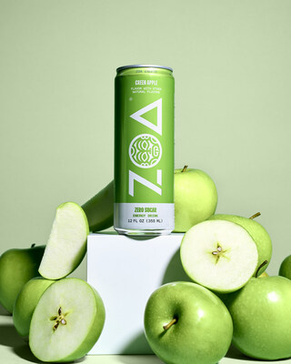 Introducing Green Apple— a bold new flavor, available online at ZOAEnergy.com and Amazon for pre-orders for a limited time.