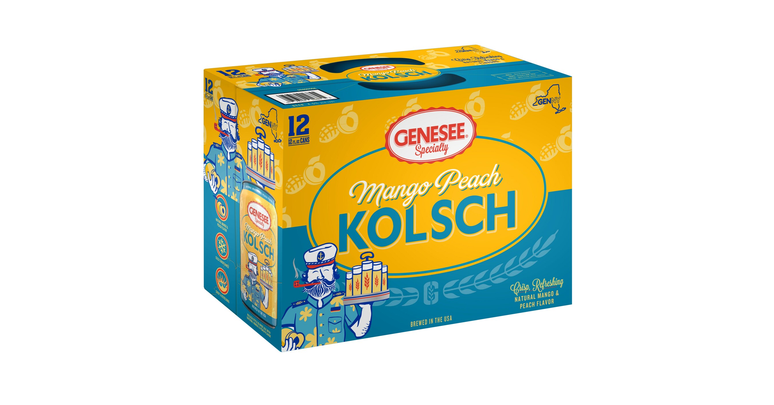 Genesee Brewery Rolls Out NEW Mango Peach Kolsch, A New Summer Fling