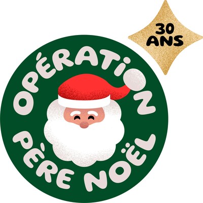 La Fondation Opération Père Noël profite des célébrations de son 30e anniversaire pour lancer une toute nouvelle image de marque. (Groupe CNW/Fondation Opération Père Noël)