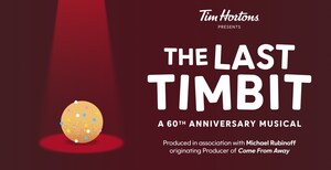 "Come From Away" originating producer Michael Rubinoff announces new musical: "The Last Timbit" starring Chilina Kennedy and Jake Epstein, with music and lyrics by Anika Johnson and Britta Johnson
