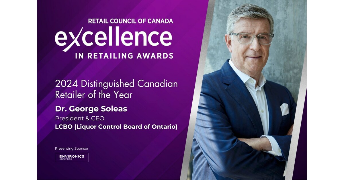 LCBO's Dr. Soleas Named Distinguished Canadian Retailer of the