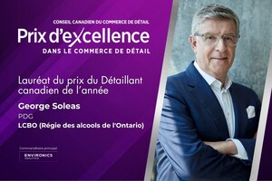 George Soleas, de la LCBO, nommé Détaillant canadien de l'année par le Conseil canadien du commerce de détail
