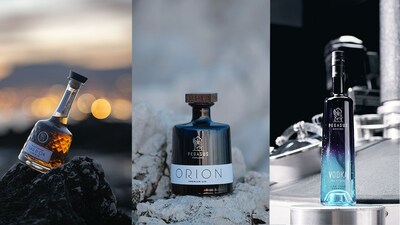 Eau d’Or Liqueur, Orion Gin & Pegasus Vodka
