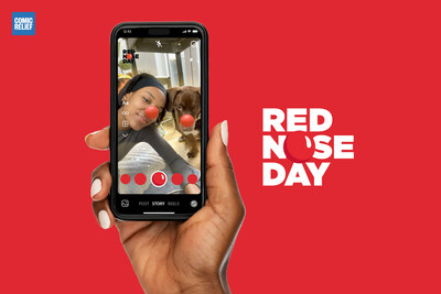 Fun, free, and all-new digital Red Nose Day USA filter of the campaign's signature Red Nose is available now on Instagram, TikTok, Snapchat, and Facebook.
