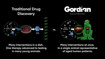 Traditional Drug Discovery Compared to Gordian Biotechnology