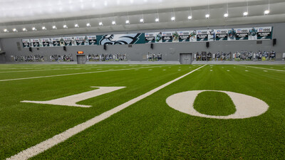 “Game planning and running plays on our cutting-edge turf at the NovaCare Complex is something we think the Eagles’ coaches and players will be excited about. We anticipate a successful season for Philadelphia, which begins at practice.” Hellas CEO Reed J. Seaton.