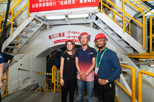 Des systèmes intelligents sont utilisés pour la construction du tunnel sous-marin le plus profond de Chine
