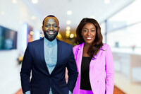 Moovn founder and CEO Godwin Gabriel and UrbanGeekz founder and CEO Kunbi Tinuoye have joined forces for a pioneering partnership deal