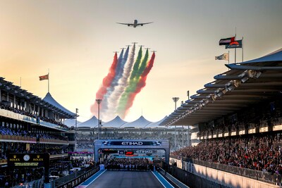 The AbuDhabiGP 2023 weekend saw a record-breaking attendance of 170,000 fans enjoying the action at Yas Marina Circuit, with 65% of guests coming from outside the UAE