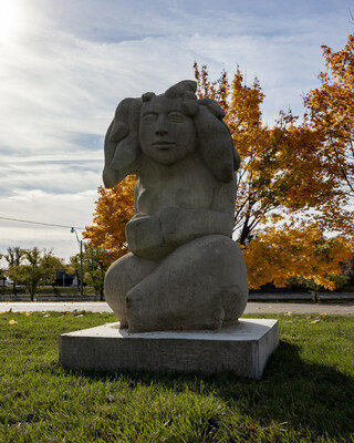 A sculpture from the Garden of the Greek Gods at Exhibition Place where Storytelling Workshops will take place as part of the Your Yard Series. (CNW Group/Exhibition Place)