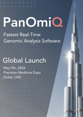 Global Launch of World's Fastest Genomic Analysis Software, PanOmiQ on May 9th, 2024.