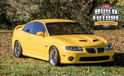 The CRC sponsored 2006 GTO will be auctioned by MECUM on May 15, 2024