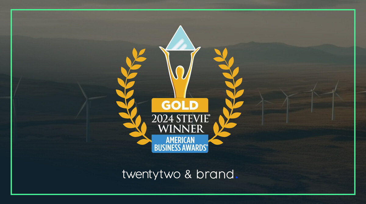 Twentytwo & brand Honored as Public Relations Agency of the Year - Gold Medal Stevie Award Recipient - Vimarsana News