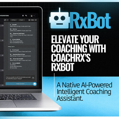 Introducing RxBot, the latest innovation from CoachRx, poised to redefine the landscape of fitness coaching