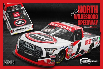 Paint scheme reveal for the No. 1 BRC / LeithCars.com Toyota Tundra by Tricon Garage.