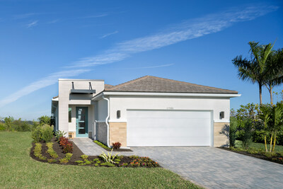 The Sandstone model at Mattamy's Brightmore community at Wellen Park (Venice, FL) won the Best Overall - Single Family Home category. (CNW Group/Mattamy Homes Limited)