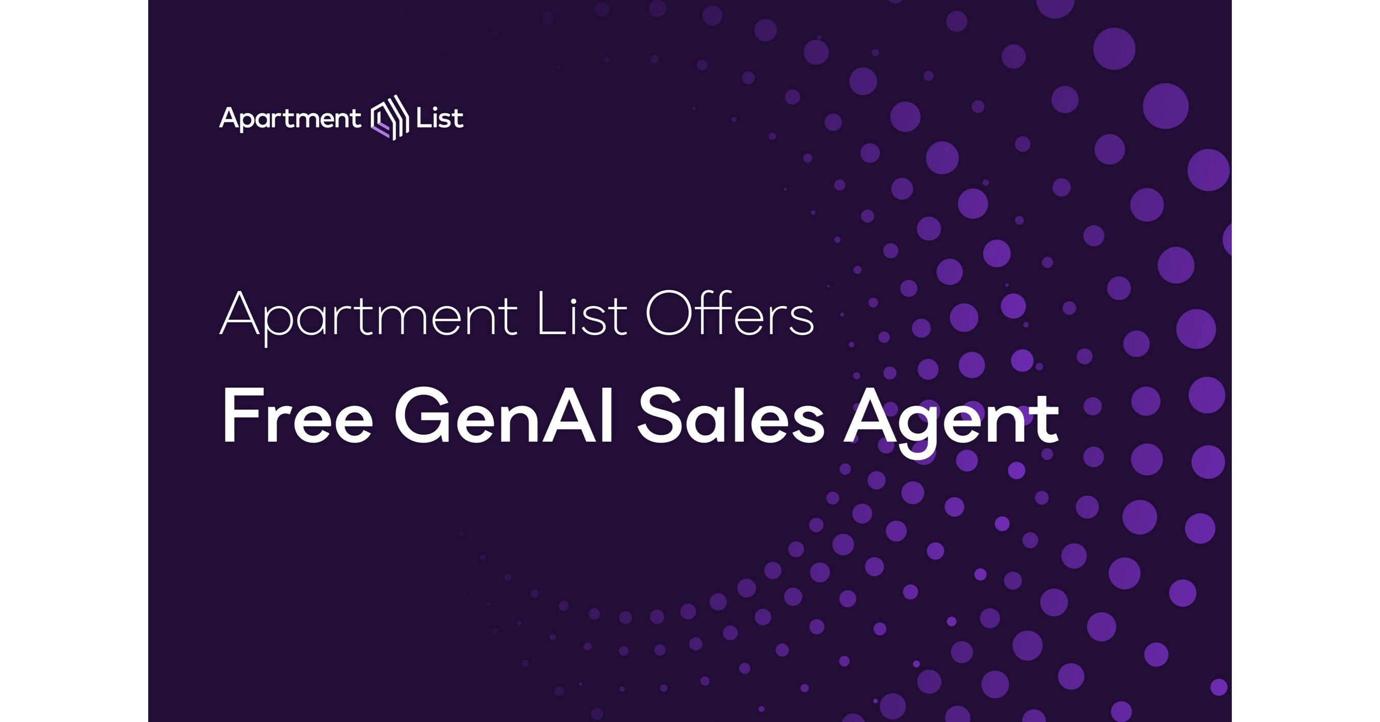Apartment List Offers Innovative GenAI Sales Agent to Property Partners at  No Cost