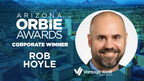 Corporate ORBIE Winner, Rob Hoyle of Vantage West Credit Union