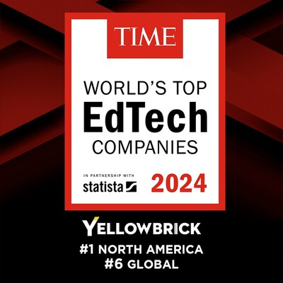 Yellowbrick Named Top EdTech Company in North America by TIME and Statista