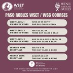 MWWine School's Paso Robles WSET / WSG Course Schedule