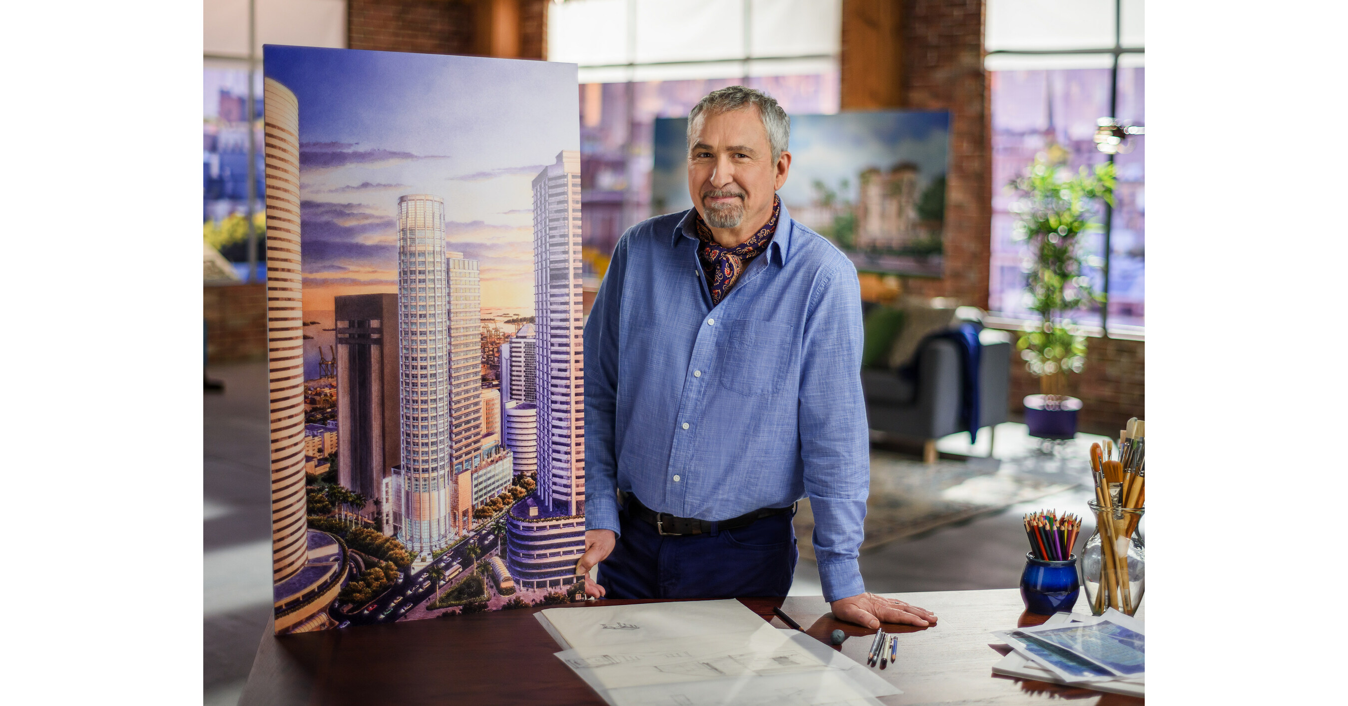 Meet a Scientologist Paints a Glowing Picture of Visionary Architectural Illustrator Ian Espinoza