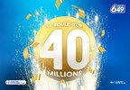 Lotto 6/49 - Vous pourriez gagner 40 millions de dollars au prochain tirage!