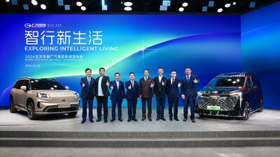 GACC: lancement des plus récents modèles novateurs et du plan stratégique lors de l'événement Auto China 2024 (PRNewsfoto/GAC)