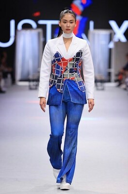 2020 Tokyo Olympic Bronze Medalist, Wen Tzu Yun , walk the runway for JUST IN XX.