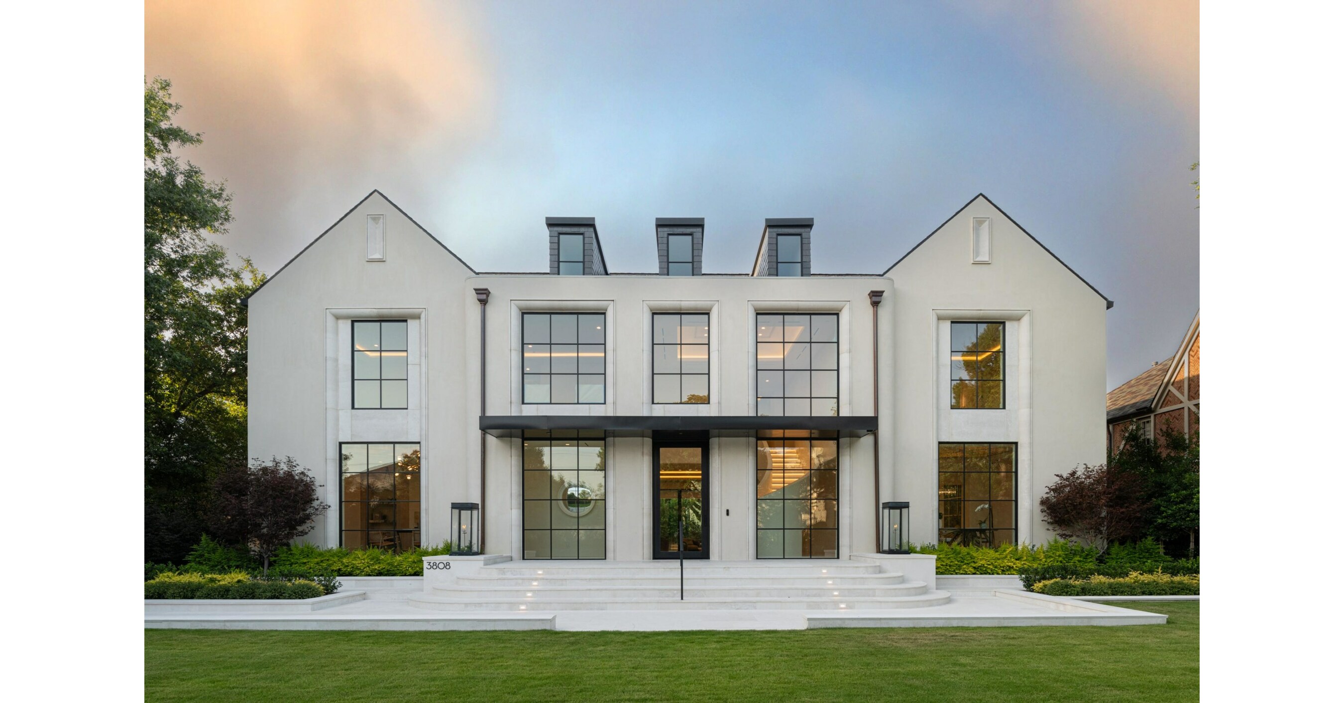 Game changed Sleek new Dallas mansion with three levels, museum garage