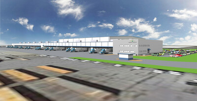 Rendering of Americold's 335,000-square-foot cold storage facility in Missouri.