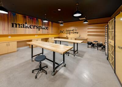 Three Collective's Makerspace offers a flexible space for artists and makers of all types.