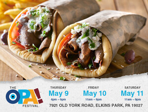 Greek Food, Music and Fun at OPA! Festival 2024 from May 9th to May 11th