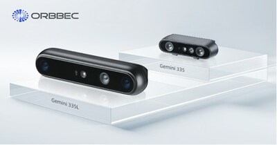 Orbbec Gemini 335 & 335L Stereo Vision 3D Cameras Powered by Latest ASIC for Outdoor and Indoor Performance