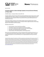 Canadian Utilities to Share Strategic Update at Annual General Meeting on May 8, 2024