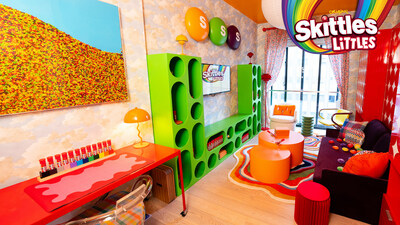 SKITTLES Littles Living ? a maximized yet micro, rainbow-filled apartment designed by decorator Dani Klari? ? is shaking up NYC to give one lucky fan the chance to not only 