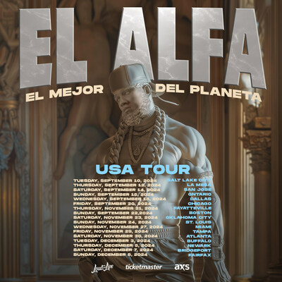 El Alfa "El Mejor del Planeta" US Tour 2024