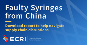 Global patient safety nonprofit releases guidance for navigating supply chain disruptions caused by faulty syringes from China