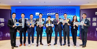 Representatives from AXA and Prosper Health's management team attended the "Signing Ceremony for AXA and Prosper Health's Partnership in Expanding Greater China Medical Network", marking AXA as the first Hong Kong insurer to partner with Prosper Health to bring together high-quality and convenient healthcare services to a wide range of customers.  (Second from the left: Jason Zheng, Co-Founder and President at Prosper Health; Fourth from the left: Thom Gao, Co-Founder and COO at Prosper Health; Fifth from the left: Emily Li, Chief Employee Benefits and Wellness Officer at AXA Hong Kong and Macau; Fourth from the right: Kevin Zhou, Co-Founder and CEO at Prosper Health)