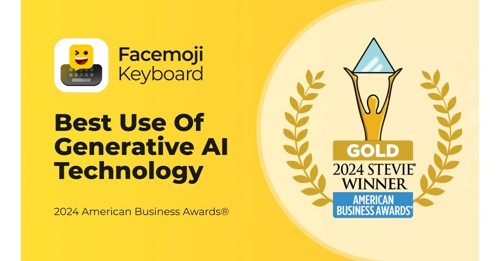 Facemoji Honored as Gold Stevie® Award Winner in 2024 American Business Awards®