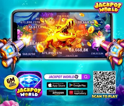 Jackpot World has launched a co-op fish shooting game called "Ocean Lord".