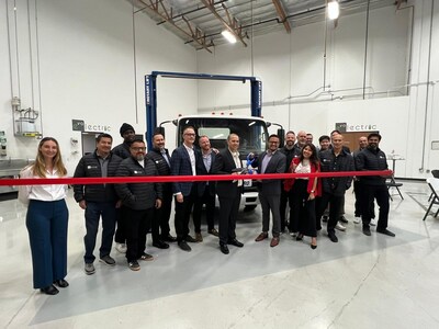 Over 60 attendees, including government representatives, fleet owners, and investors, gathered at Evolectric's new 18,000 square-foot HQ facility for their grand opening alongside the company's best-in-class team.