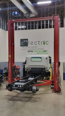 Evolectric is targeting a two-day conversion through a certified installer and service network local to their customer's fleets.