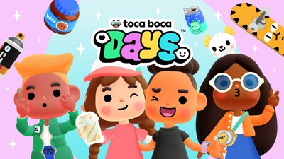 Spin Master's Toca Boca studio, with its commitment to self-expression and inclusivity in gaming, is entering the multiplayer domain with Toca Boca Days digital game, being released this year beginning this summer. (CNW Group/Spin Master Corp.)